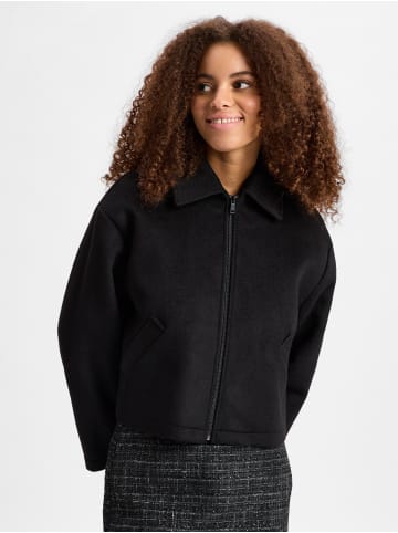 Marie Lund Wolljacke in schwarz - 0001