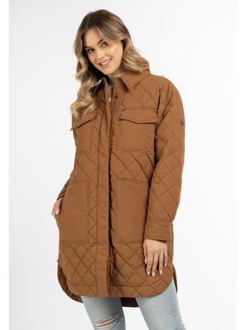 DreiMaster Vintage Baumwolljacke Mit Leichter Wattierung in Kamel