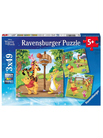 Winnie Puuh Kinder Puzzle Box Pooh | 3 x 49 Teile | Winnie Puuh | Ravensburger