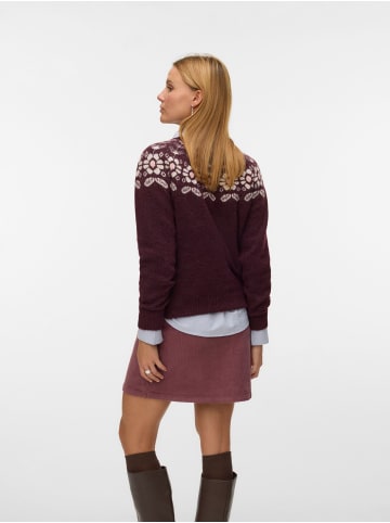 Vero Moda Strickpullover in Winetasting
