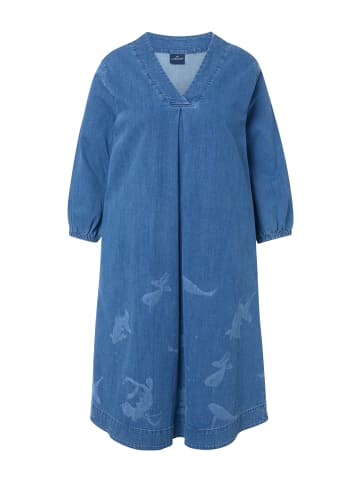 LAURASØN Kleid in blue denim