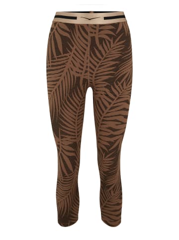 Venice Beach Tights VB Kendall in AOP palm nougat