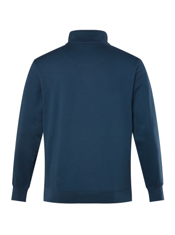 Men Plus Sweatshirt in tiefseeblau