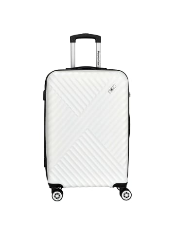 Paradise by CHECK.IN Kingston - 4-Rollen-Trolley 67 cm (lila) in weiÃŸ