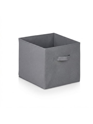 relaxdays 18 x Aufbewahrungsbox in Hellgrau - (B)28 x (H)26,5 x (T)28 cm