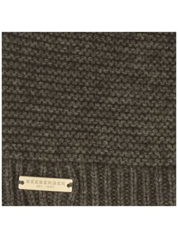 Seeberger Strickmütze in grau