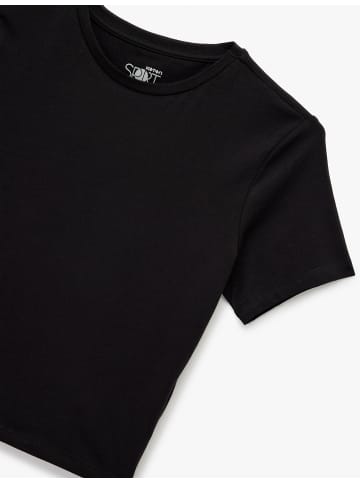 KOTON TSHIRT SS in Schwarz