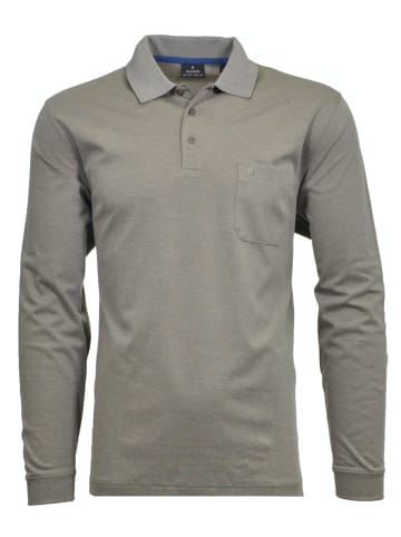 Ragman Softknit-Polo langarm in Beige