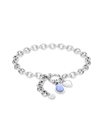 FYNCH-HATTON Armband Heart x Cabochon in silber