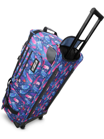 normani Trolley Reisetasche 100 Liter mit 2 Rädern in Blau