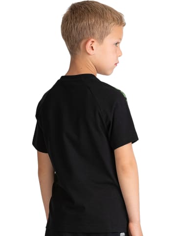 erima Essential 5-C T-Shirt in schwarz/green gecko