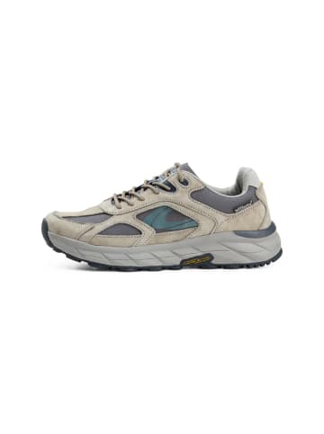 Camel Active Sneaker aus Nubukleder in Stein-Blau
