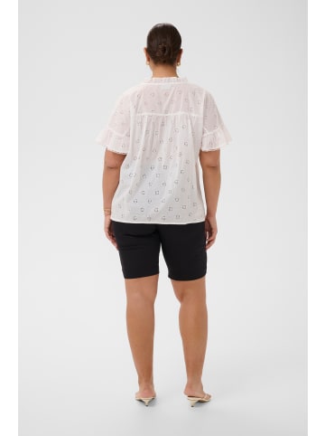 KAFFE curve Ärmellose Bluse KCliona Loose fit in Chalk