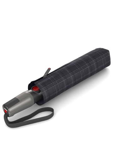 Knirps T.400 extra L Duomatic - Regenschirm (black) in men's prints check