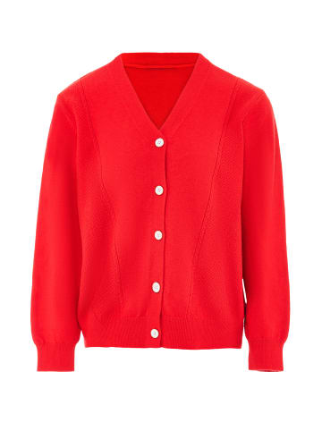 SANIKA Damen Strickjacke in Rot