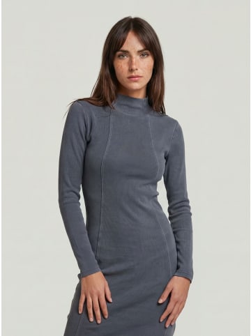 G-Star Raw Washed Slim Rib Kleid osaka blue gd