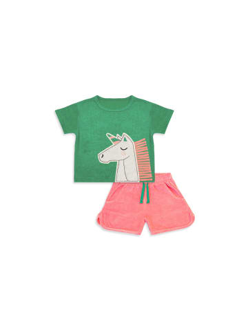 Denokids Set Two-Piece Set Unicorn XT in gruen