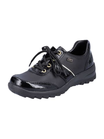 rieker Komfort Schnürschuhe in Schwarz