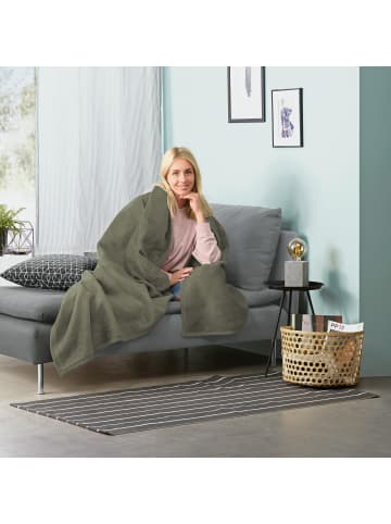 Erwin Müller Wohndecke 2er-Pack Triest in salbei