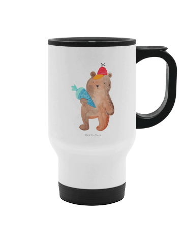 Mr. & Mrs. Panda doppelwand tasse Bär Schultüte ohne Spruch in Weiß