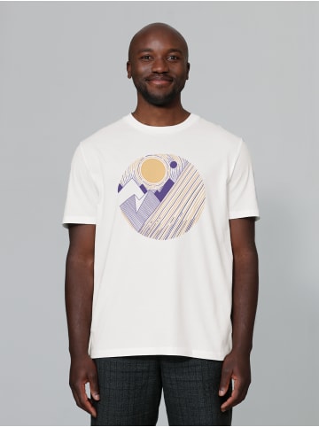 wat? Apparel T-Shirt Geometric Landscape 3 in Off White