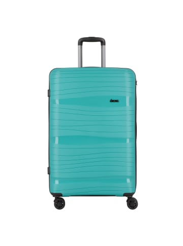 D&N Travel Line 4300 4 Rollen Trolley L 78 cm in petrol