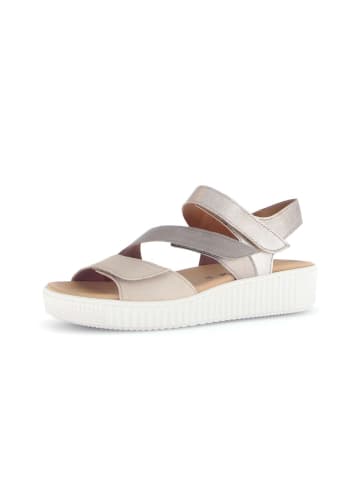 Gabor Plateau Sandalen in beige