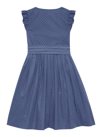 Berwin Kinderdirndl aus klassischem Blaudruck-Muster