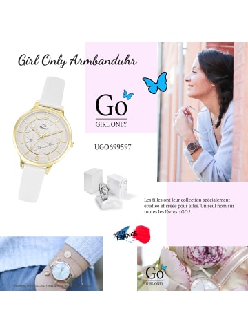 Girl Only Armbanduhr-Analog weiß mittel (ca. 32mm) Girl Only Mademoiselle