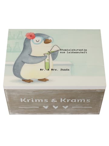 Mr. & Mrs. Panda Aufbewahrungsbox Chemielaborantin Leidenschaft ... in Weiß