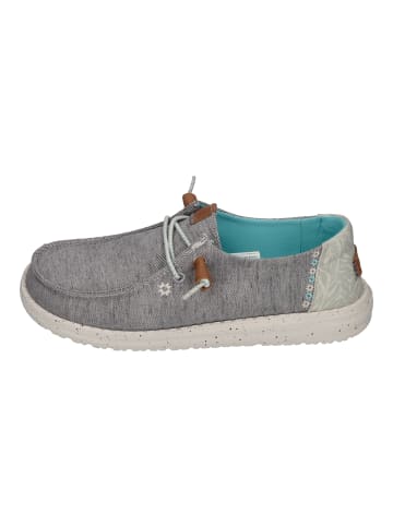 Hey Dude Halbschuhe-Slipper WENDY HEATHERED SLUB TROPICAL in grau