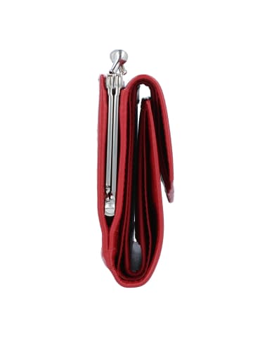 Esquire New Silk Geldbörse Leder 13 cm rot