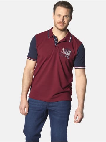 Jan Vanderstorm Poloshirt OLEJORN in dunkelrot