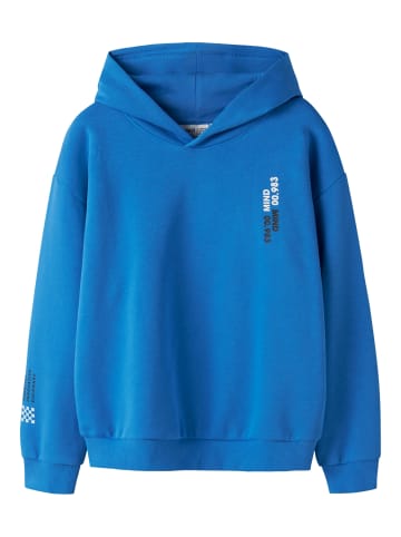 name it Nkmofranne Hoodie Kapuzensweatshirt in victoria blue
