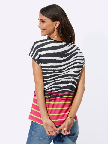 WITT WEIDEN Shirt in schwarz-weiß-bedruckt