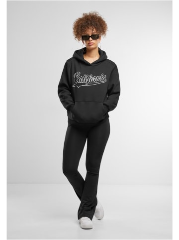Mister Tee Hoodie "California Ladies Fluffy Hoody" in Schwarz