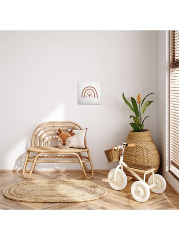 A.S. Création Leinwandbild Canvas Little Wheather Weiss