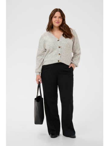 KAFFE curve Strickjacke KCanita Regular fit in Light Grey Melange