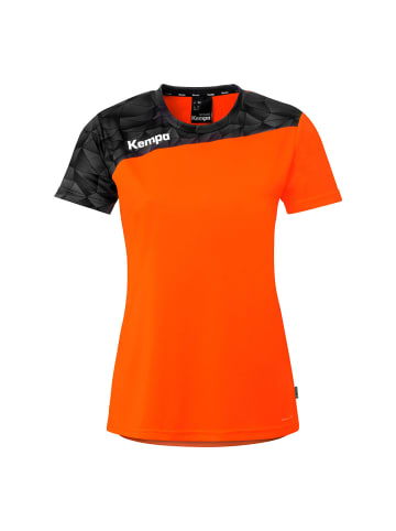 Kempa Trainings-T-Shirt Athletics 29 Women in fluo orange/schwarz