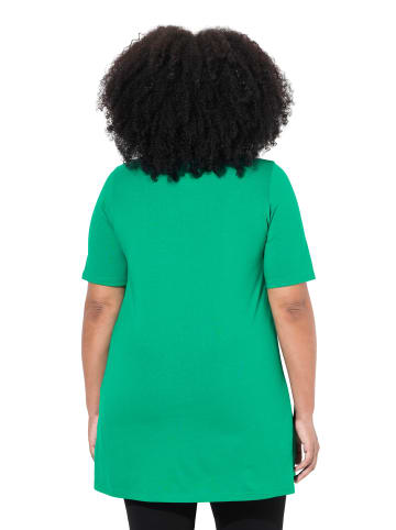 Ulla Popken Longshirt in smaragdgrün