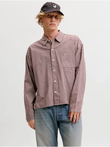 Jack & Jones Karohemd in Chocolate Truffle