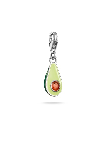 Thomas Sabo Charm-Anhänger in silberfarben, braun, grün
