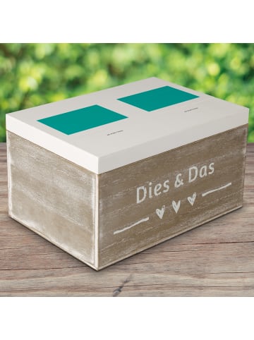 Mr. & Mrs. Panda Schatulle 60. Geburtstag Pinguin Luftballon mit... in Weiß