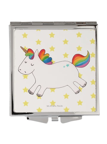 Mr. & Mrs. Panda Schminkspiegel Einhorn Happy ohne Spruch in Weiß