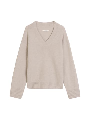 Marc O'Polo V-Neck-Pullover relaxed in chalky mauve melange