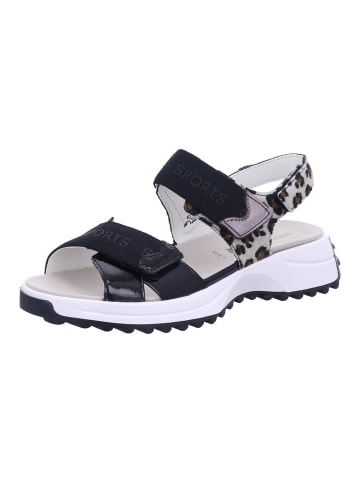 WALDLÄUFER Sandalen Trixi in schwarz/grau/stein