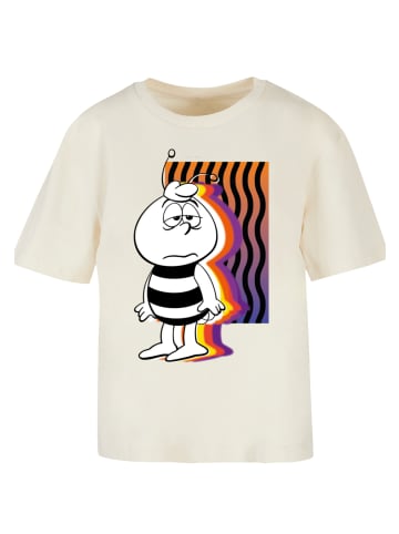 F4NT4STIC Ladies Everyday Tee Die Biene Maja Willi Waves Heroes of Childhood in Whitesand