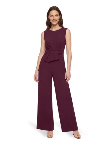 Vera Mont Jumpsuit mit weitem Bein in Strong Aubergine