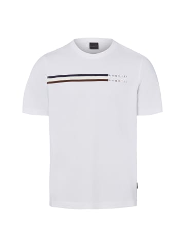 Bugatti T-Shirt in weiß