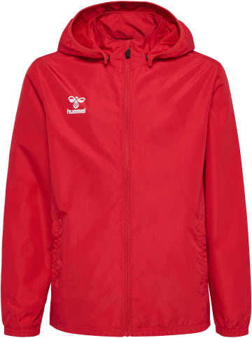 Hummel Reißverschluss Jacke Hmlessential Kinder in TRUE RED